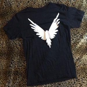 🌻Maverick by Logan Paul Dark Grey and White Tee